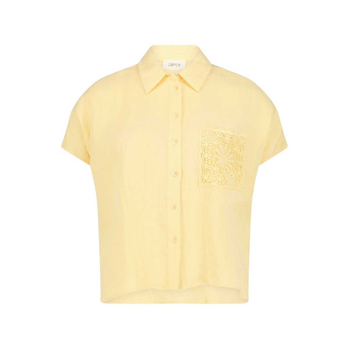 Chemisier oversize à poche-poitrine plaquée golden haze, CARTOON
