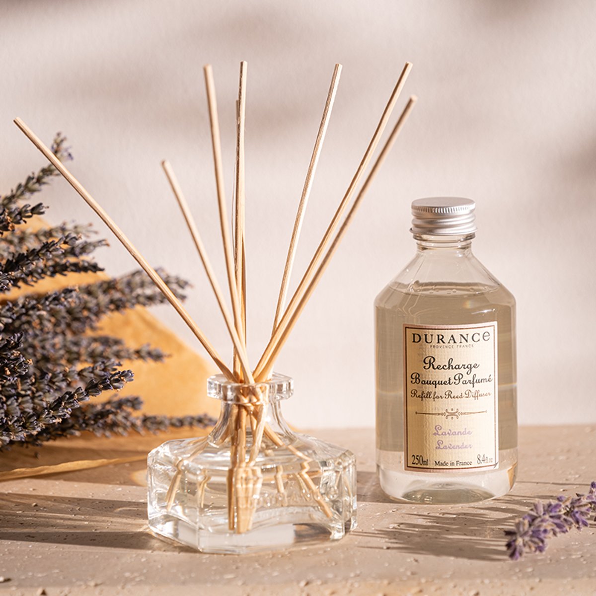Recharge diffuseur de parfum LAVANDE couleur unique, DURANCE
