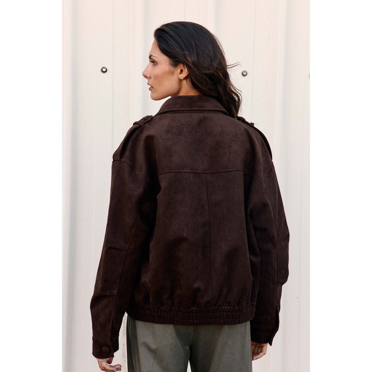 VESTE uni VECK 16-marron, LA PETITE ETOILE
