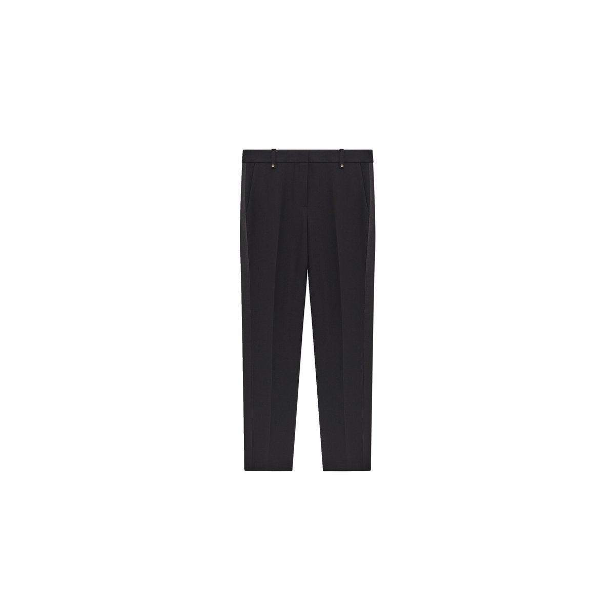 Pantalon droit moderne PSMOCK noir, CAROLL