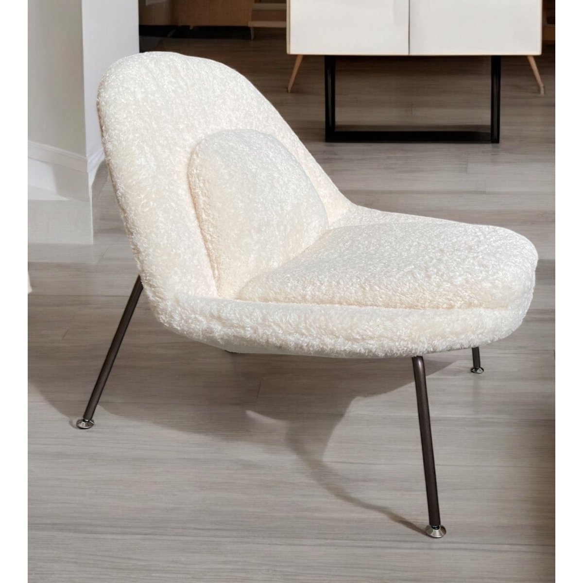 Fauteuil design original - ASPEN blanc cassé, MATHI DESIGN
