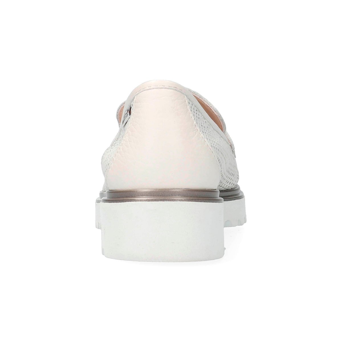 Mocassins en cuir SYLVIE PERF blanc p5136, MEPHISTO