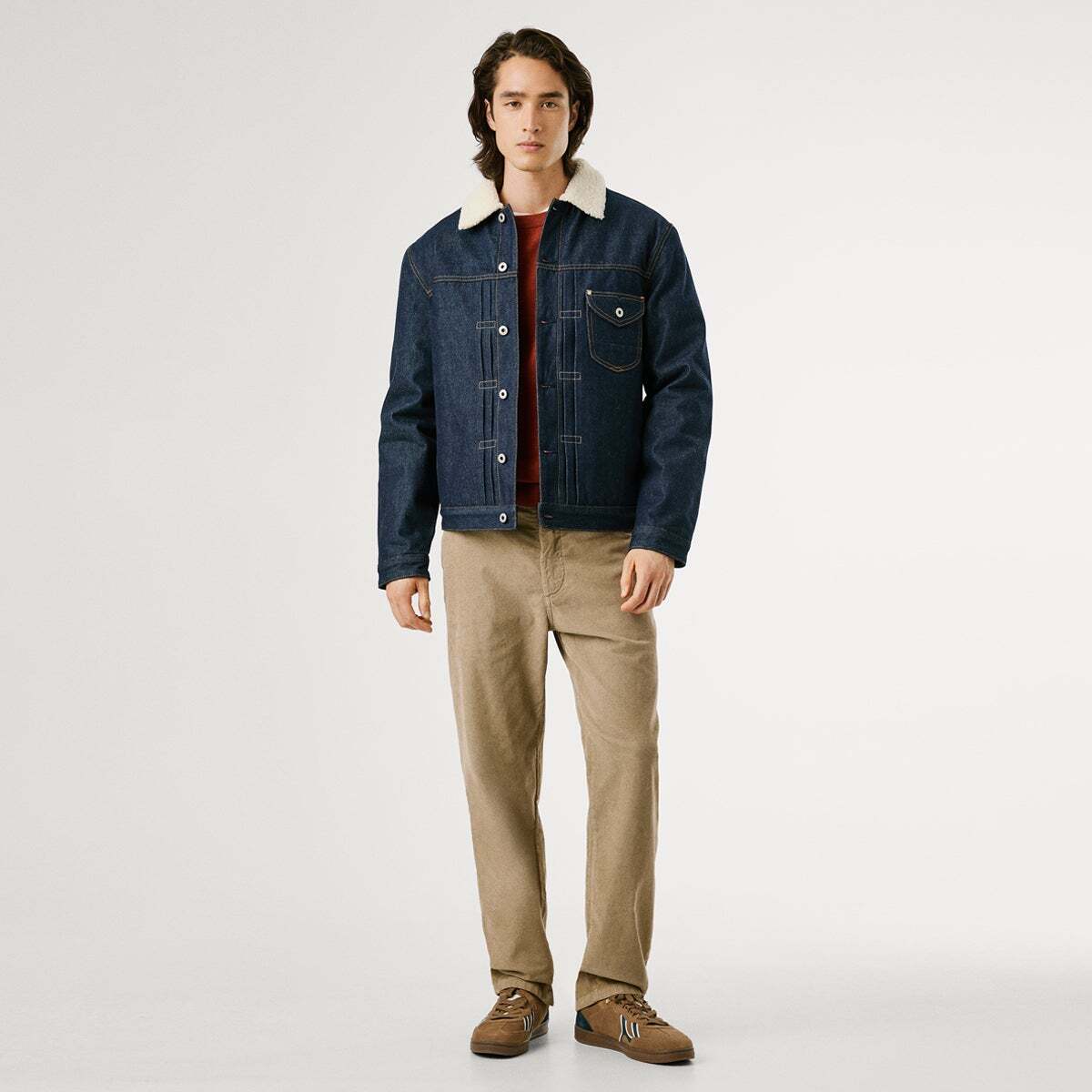 Veste Coupe Regular En Denim 12oz blue rigid denim, PEPE JEANS