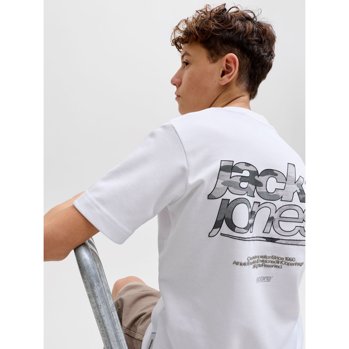 T-Shirt bright white, JACK & JONES JUNIOR