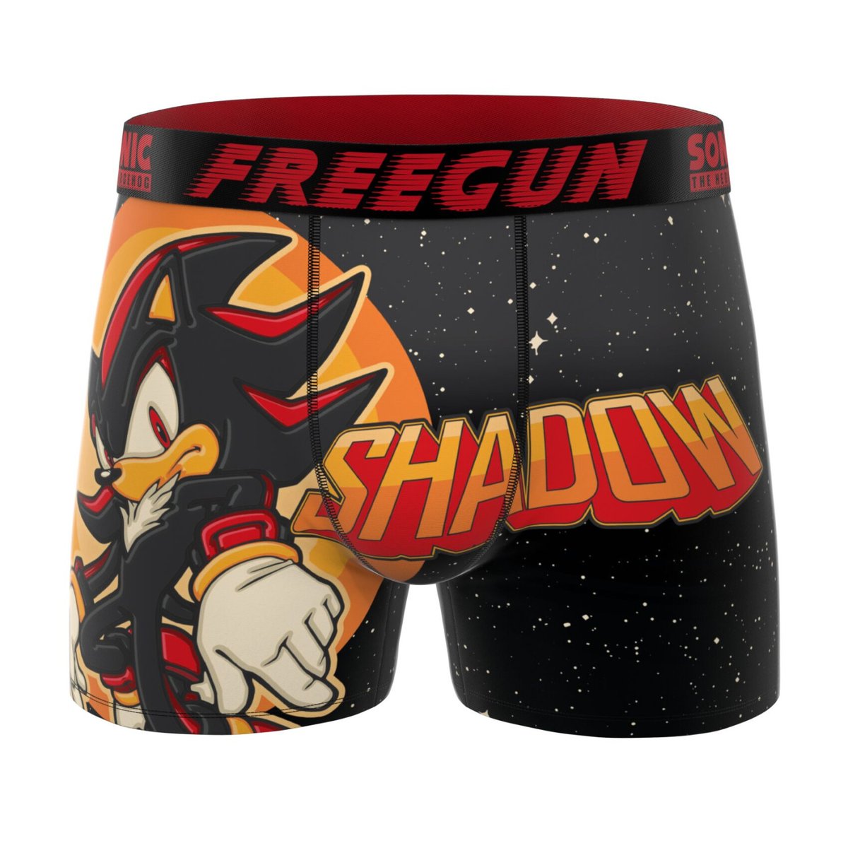 Lot De 3 Boxers Sonic bleu/noir/rouge, FREEGUN