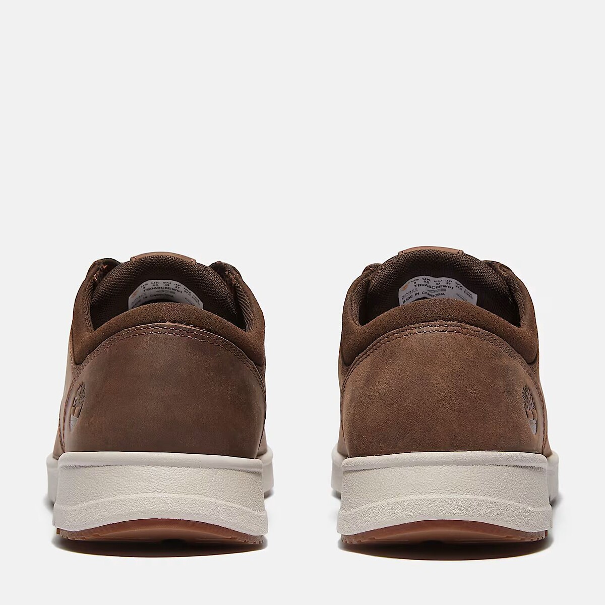 Parker Street Low Lace Leather Trainers dark brown, TIMBERLAND