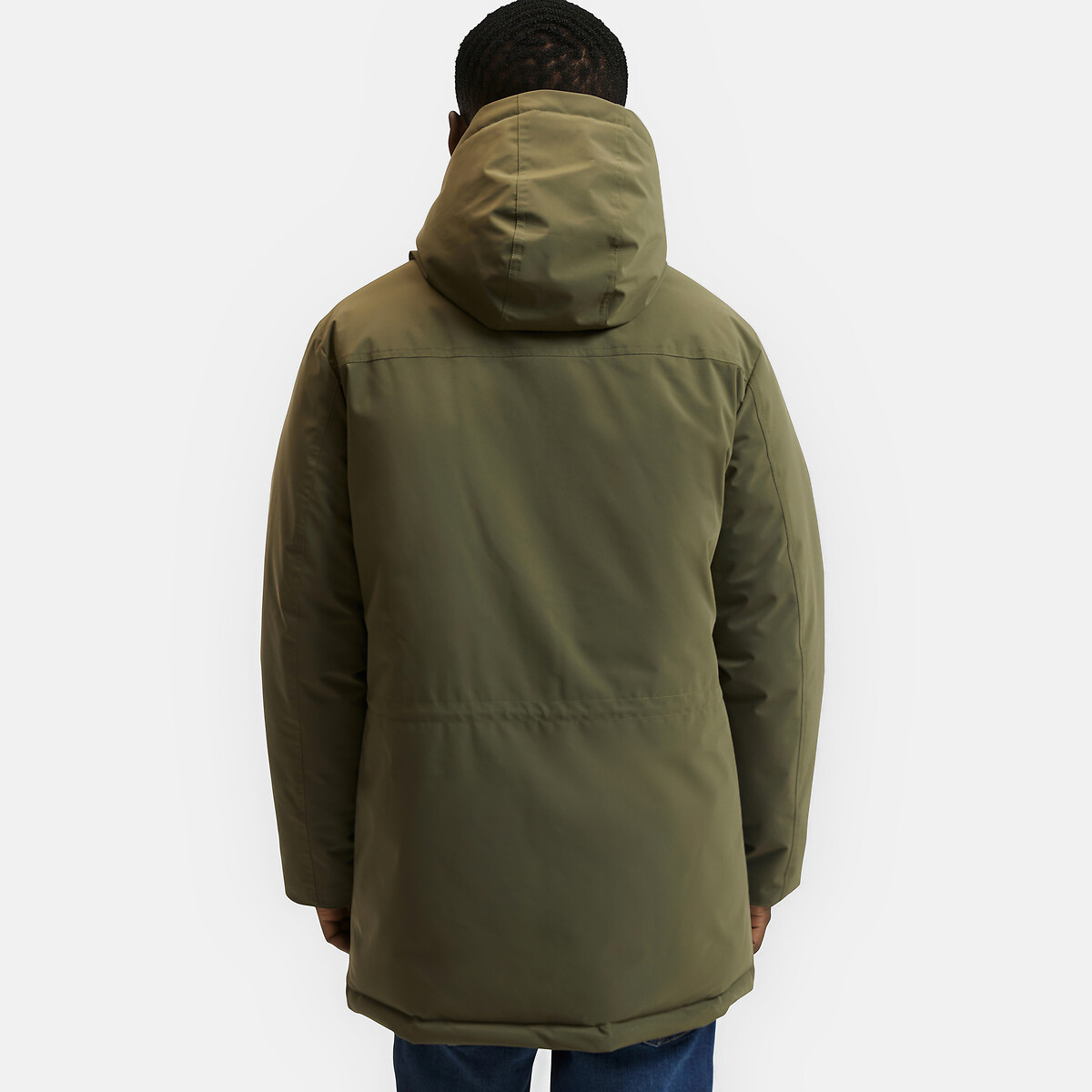Mid-Length Hooded Parka khaki, LA REDOUTE COLLECTIONS
