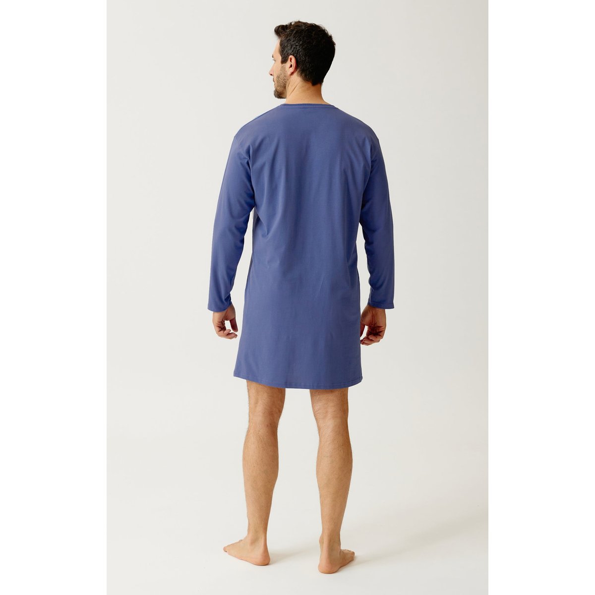 Maxi Tee-Shirt en jersey de coton épais imprimé A'Bear Road bleu, ARTHUR