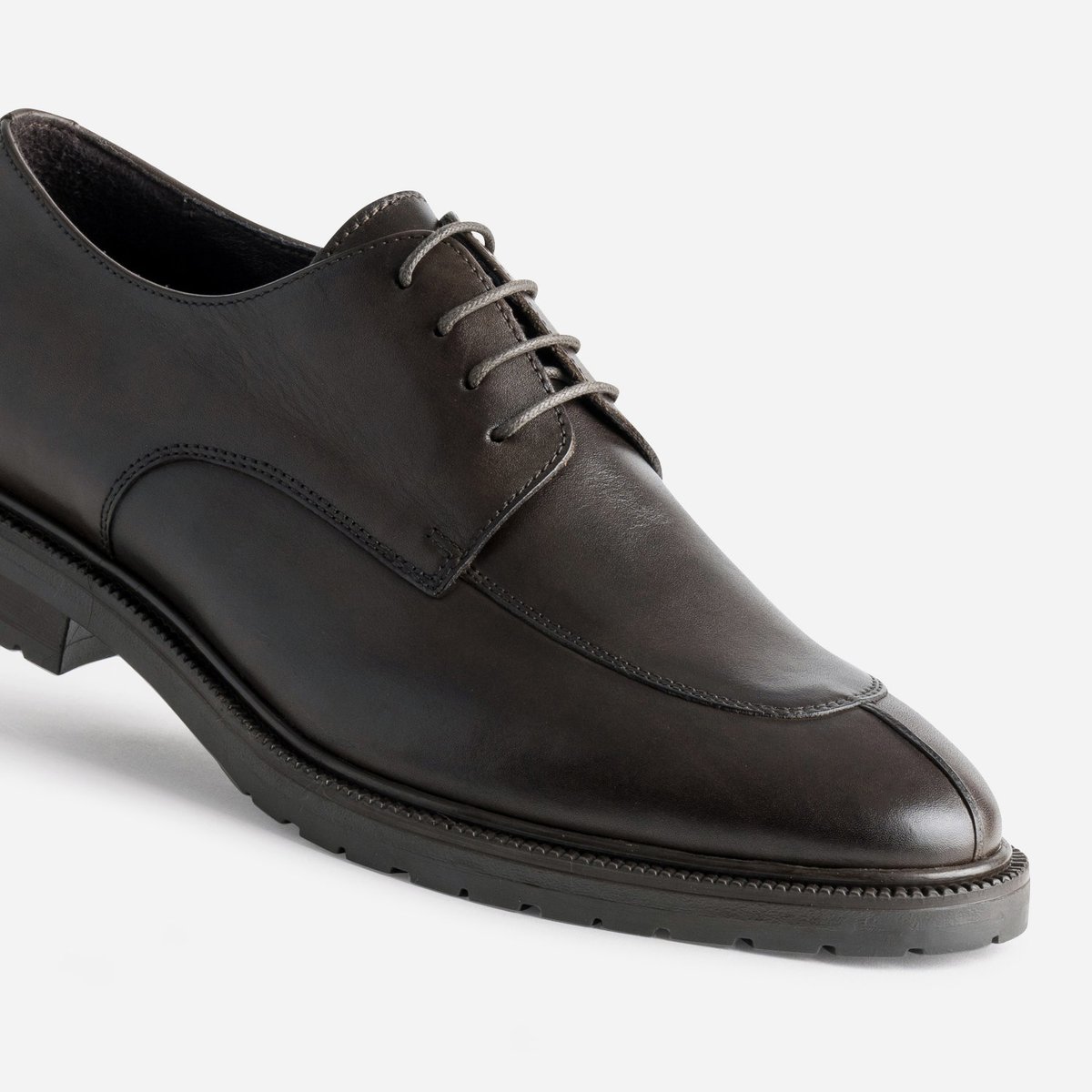 Derby en cuir FERNAND marron, ERAM