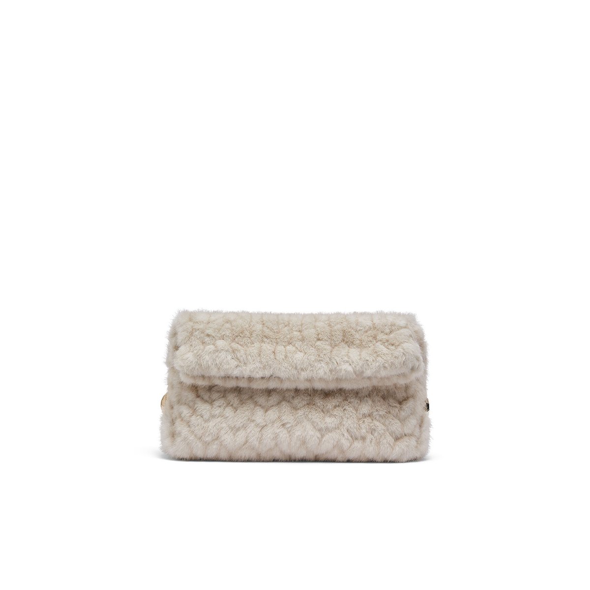 Sac Riccy en imitation fourrure crème, LIU JO
