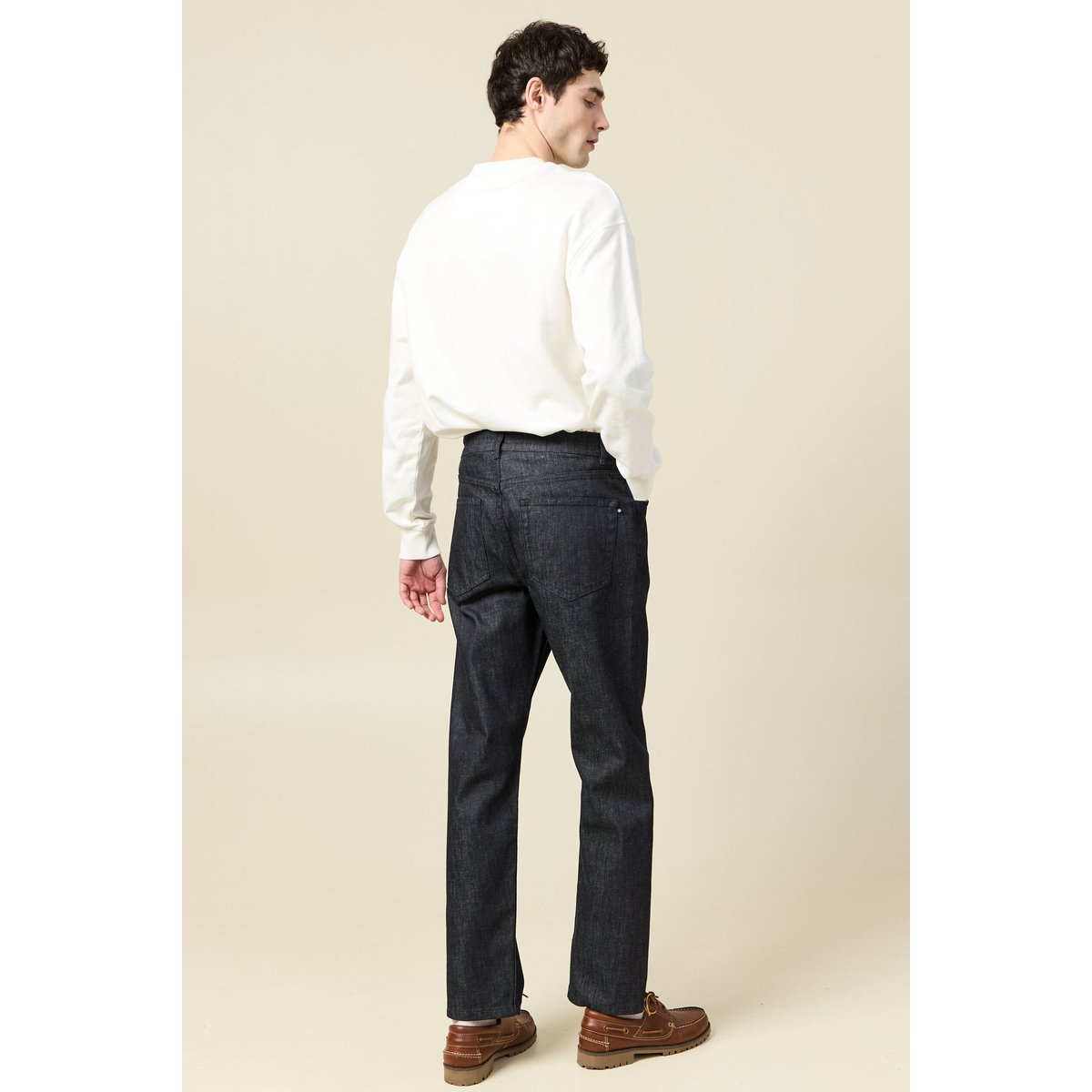Jeans regular longueur 32 denim brut clean, BONOBO