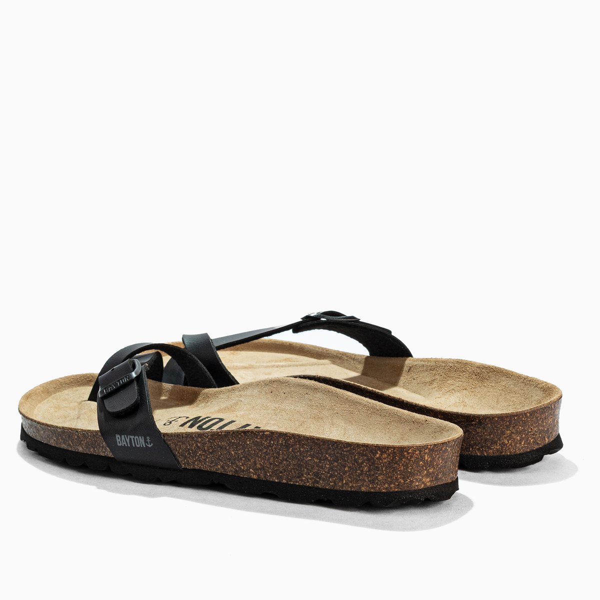 Tongs JUNON noir, BAYTON