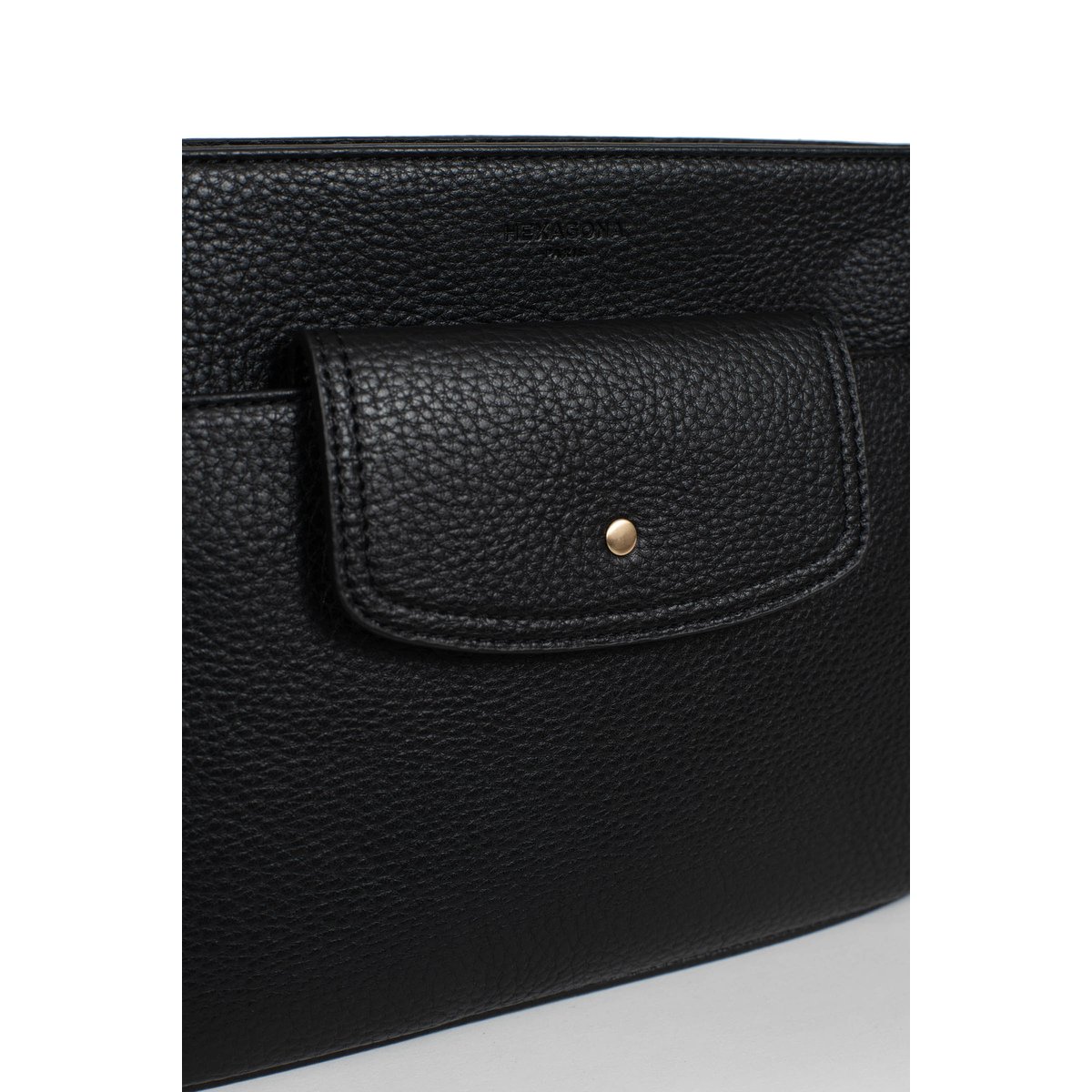 Sac porté travers ZORA noir, HEXAGONA