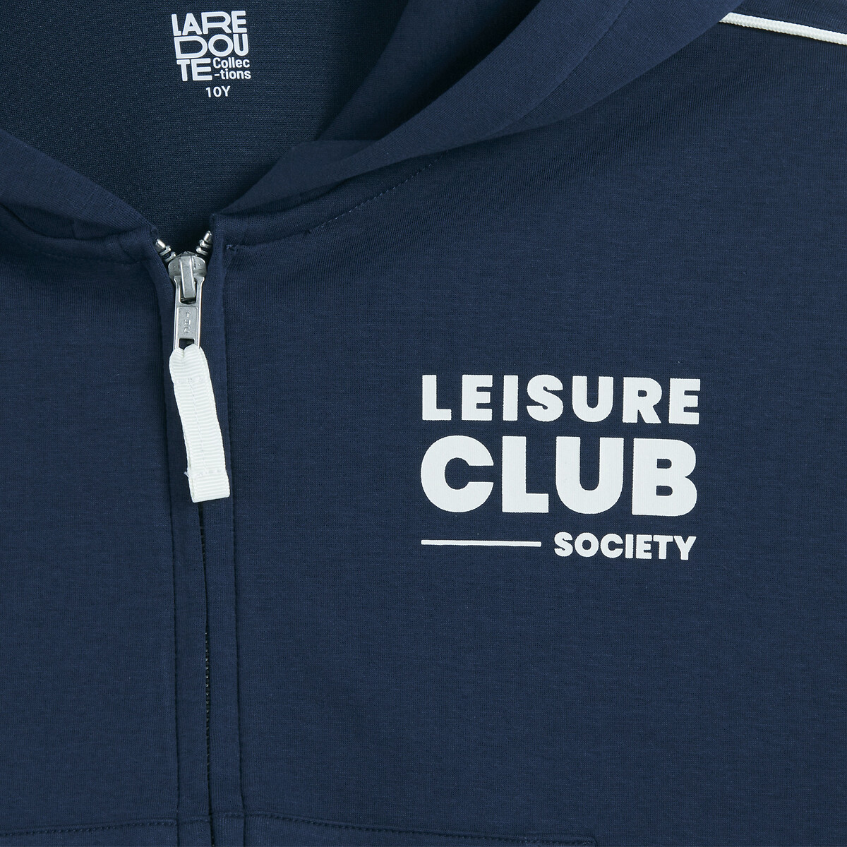 Zip-Up Hoodie and Joggers Outfit navy blue, LA REDOUTE COLLECTIONS