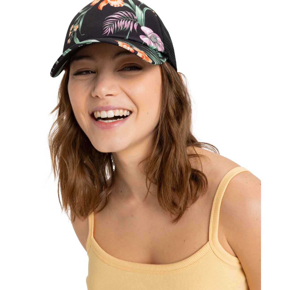Casquette trucker BEAUTIFUL MORNING. noir anthracite island escape, ROXY