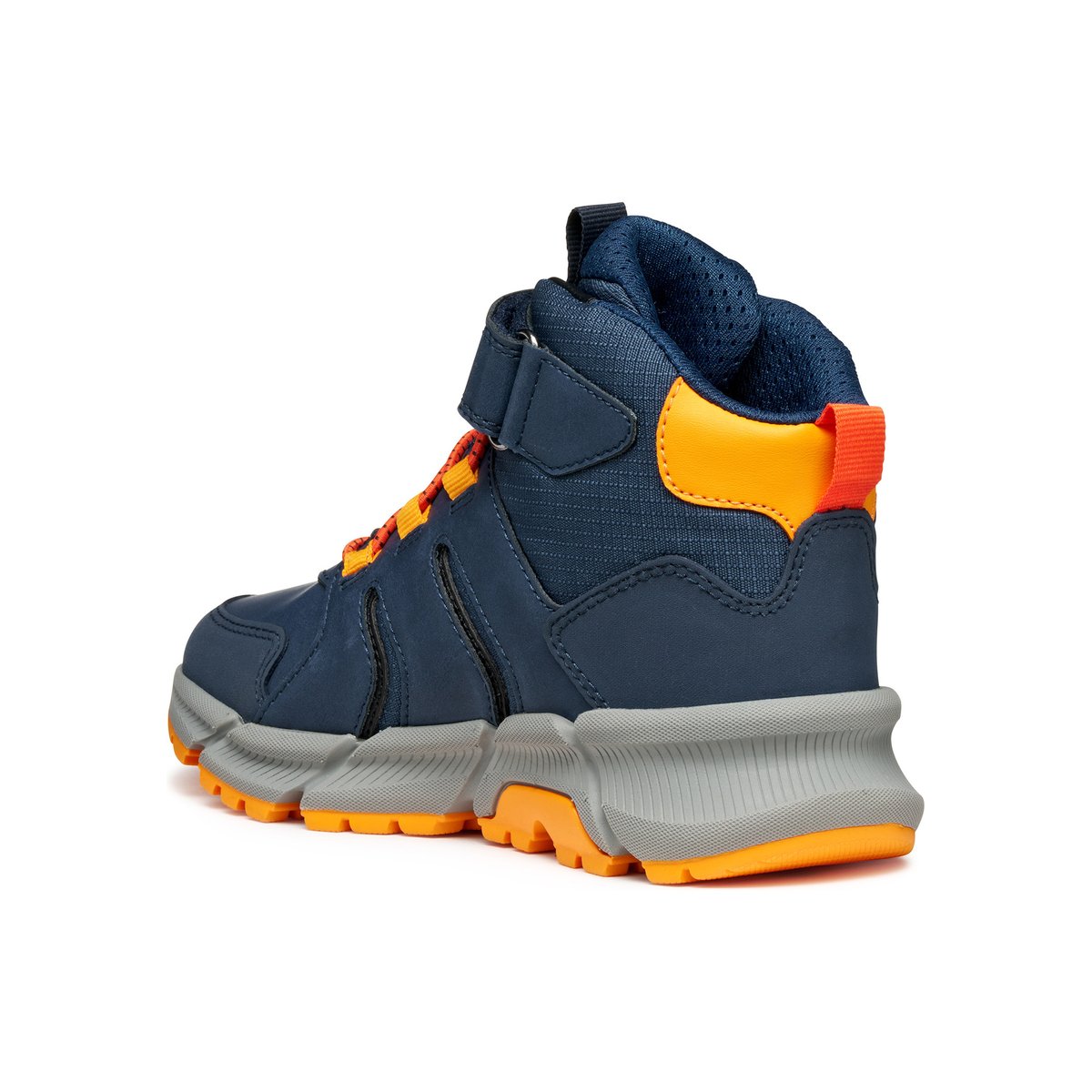 Baskets montantes Flexyper Plus bleu ciel/orange, GEOX