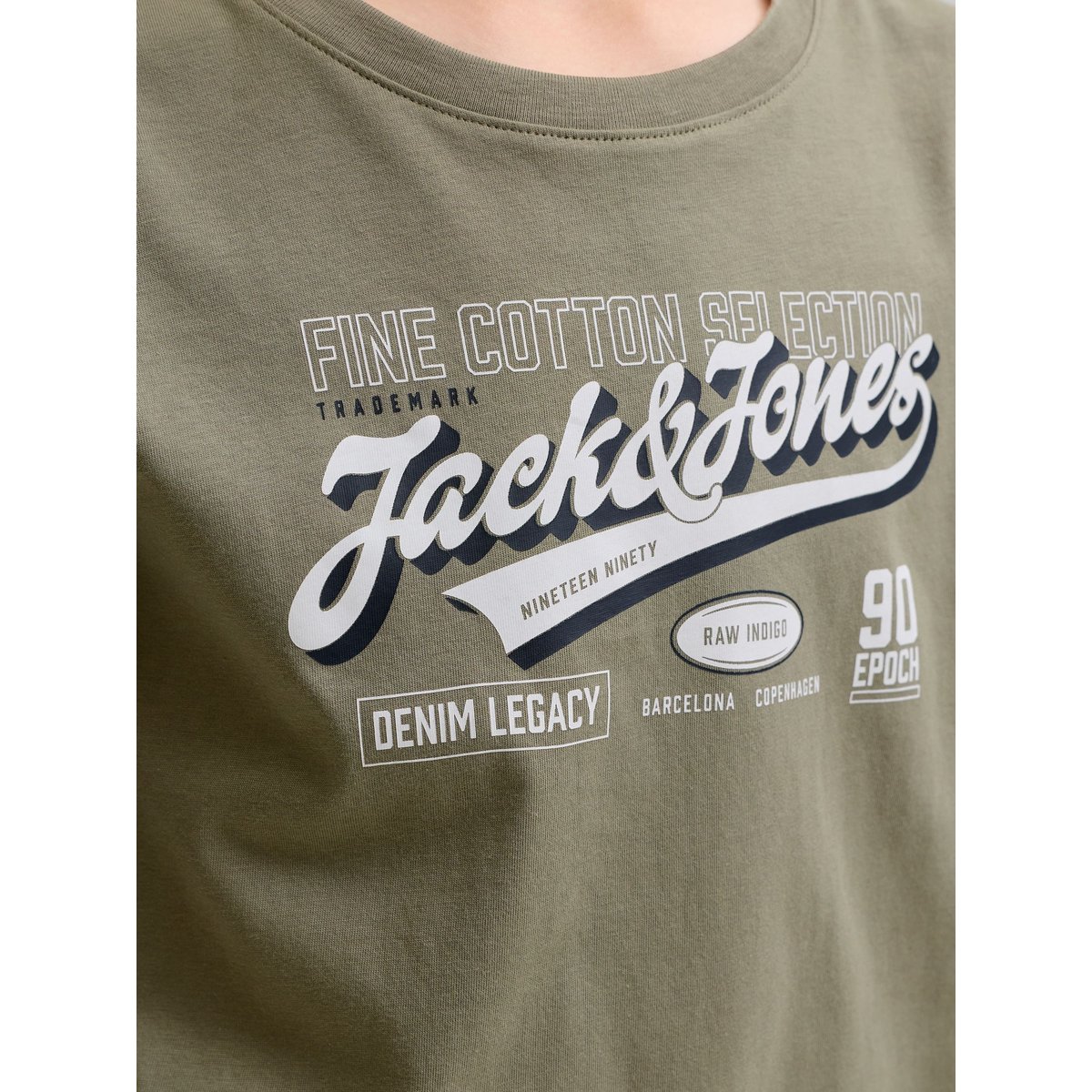 T-Shirt vetiver, JACK & JONES JUNIOR