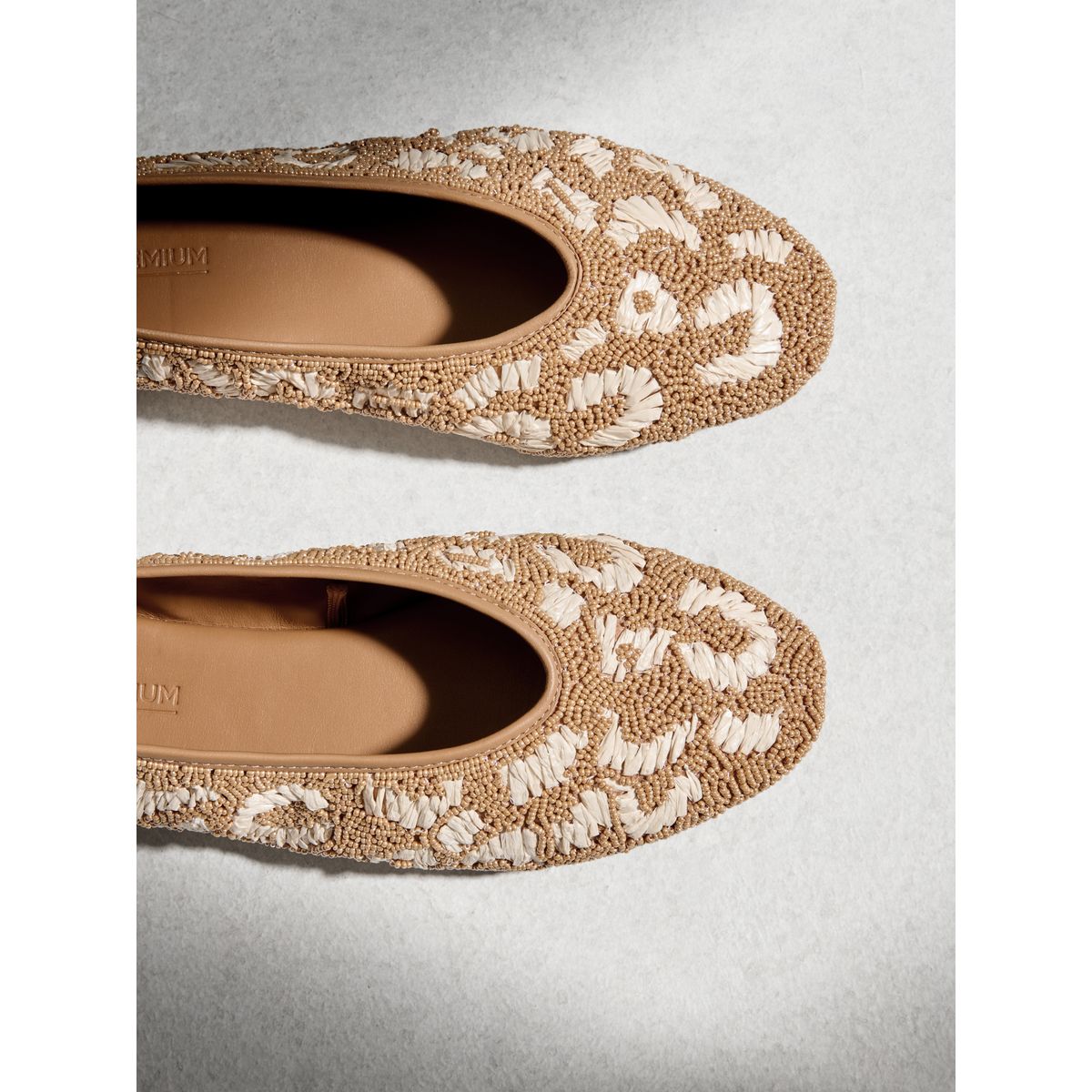 Ballerines ornées de perles n. premium léopard, NEXT