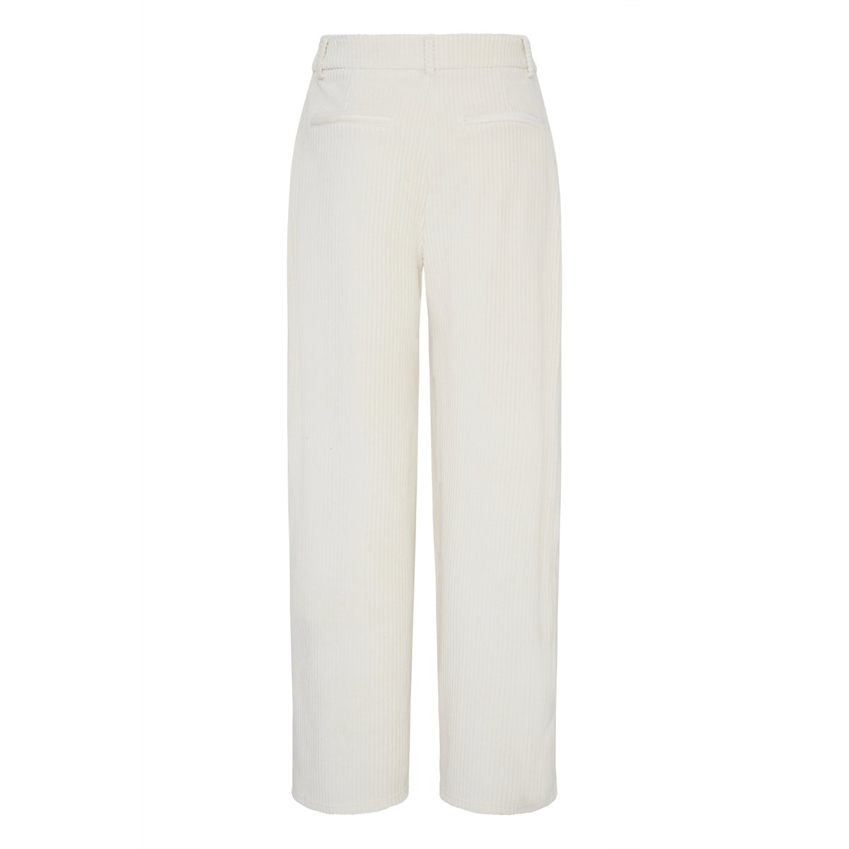 Pantalon en velours, coupe droite, jambes larges beige birch, ICHI