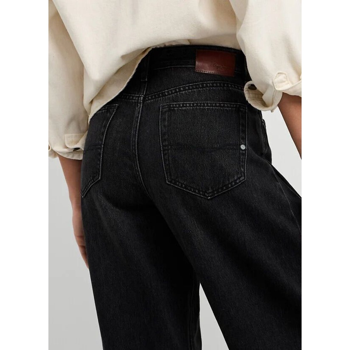 Jean balloon BOW black washed, PEPE JEANS