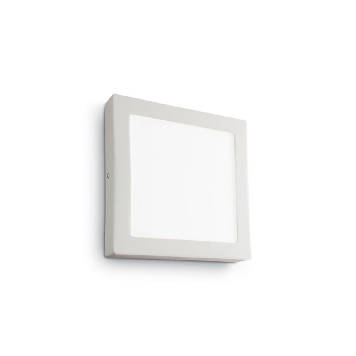 Applique lumière chaude UNIVERSAL SQUARE blanc, IDEAL LUX