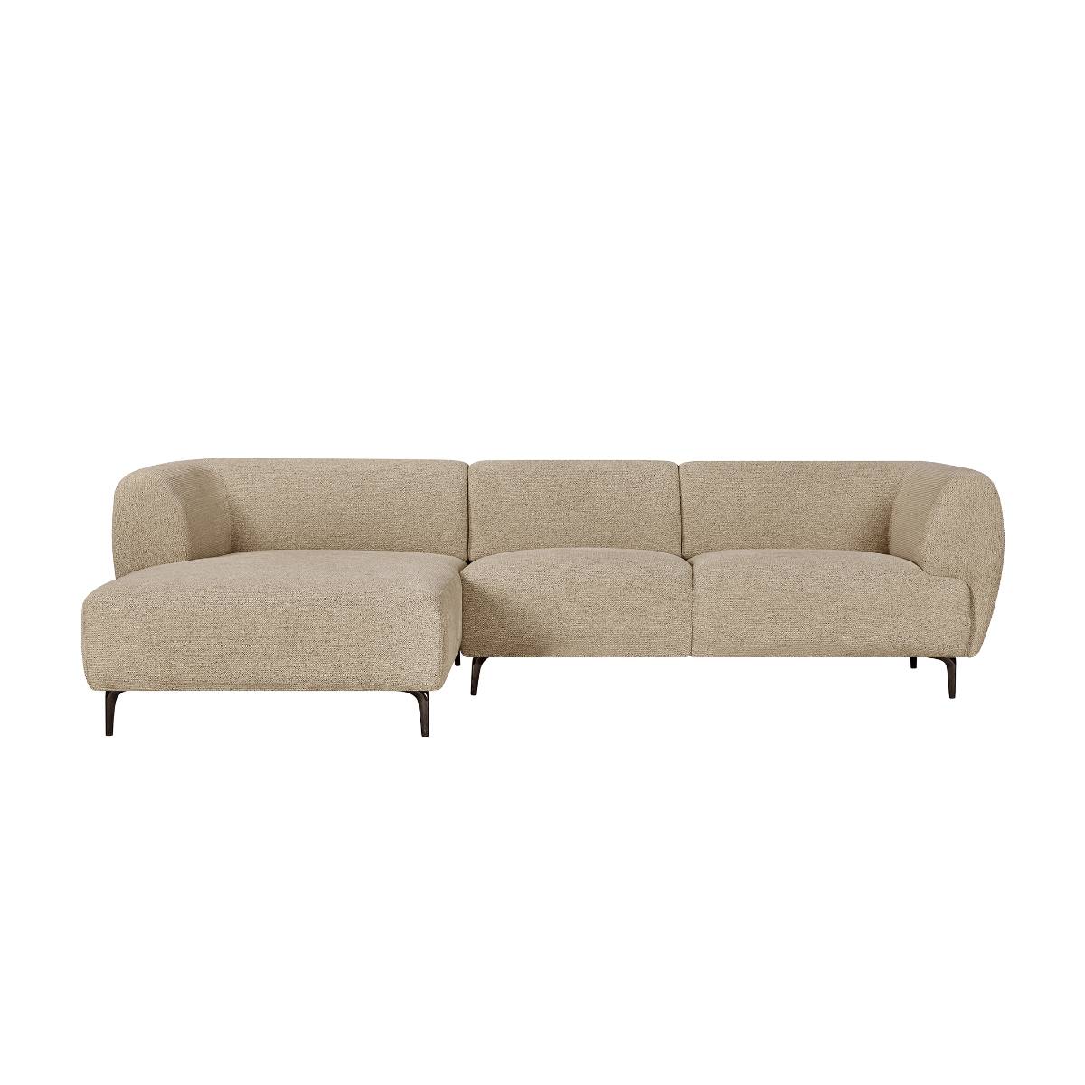 Canapé d'angle Sacha beige, MADE IN MEUBLES