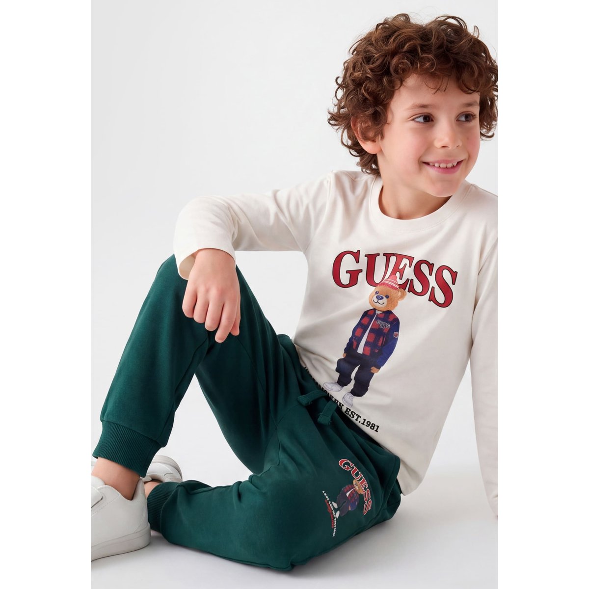 T-Shirt Imprimé blanc, GUESS KIDS