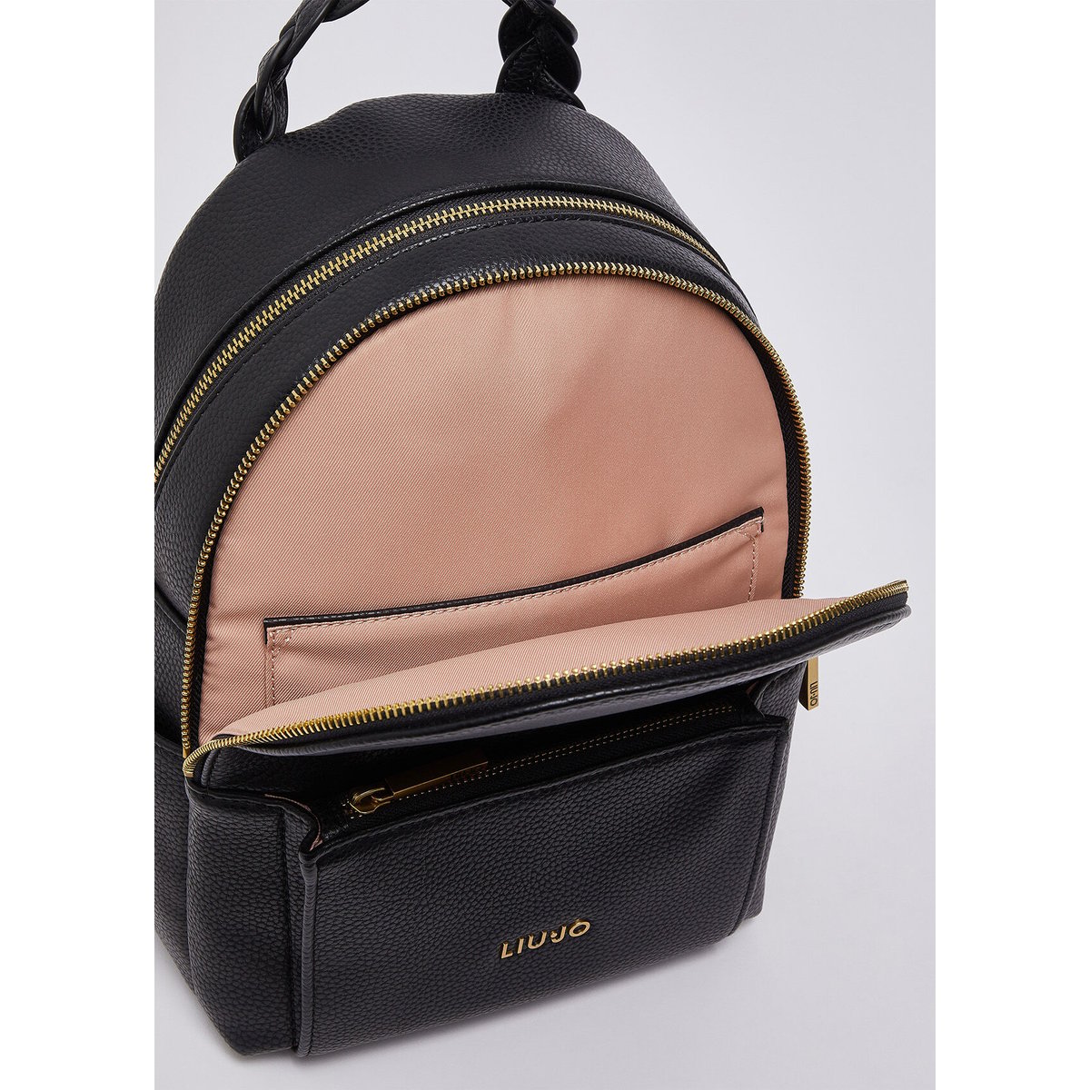 Sac à dos avec logo noir, LIU JO