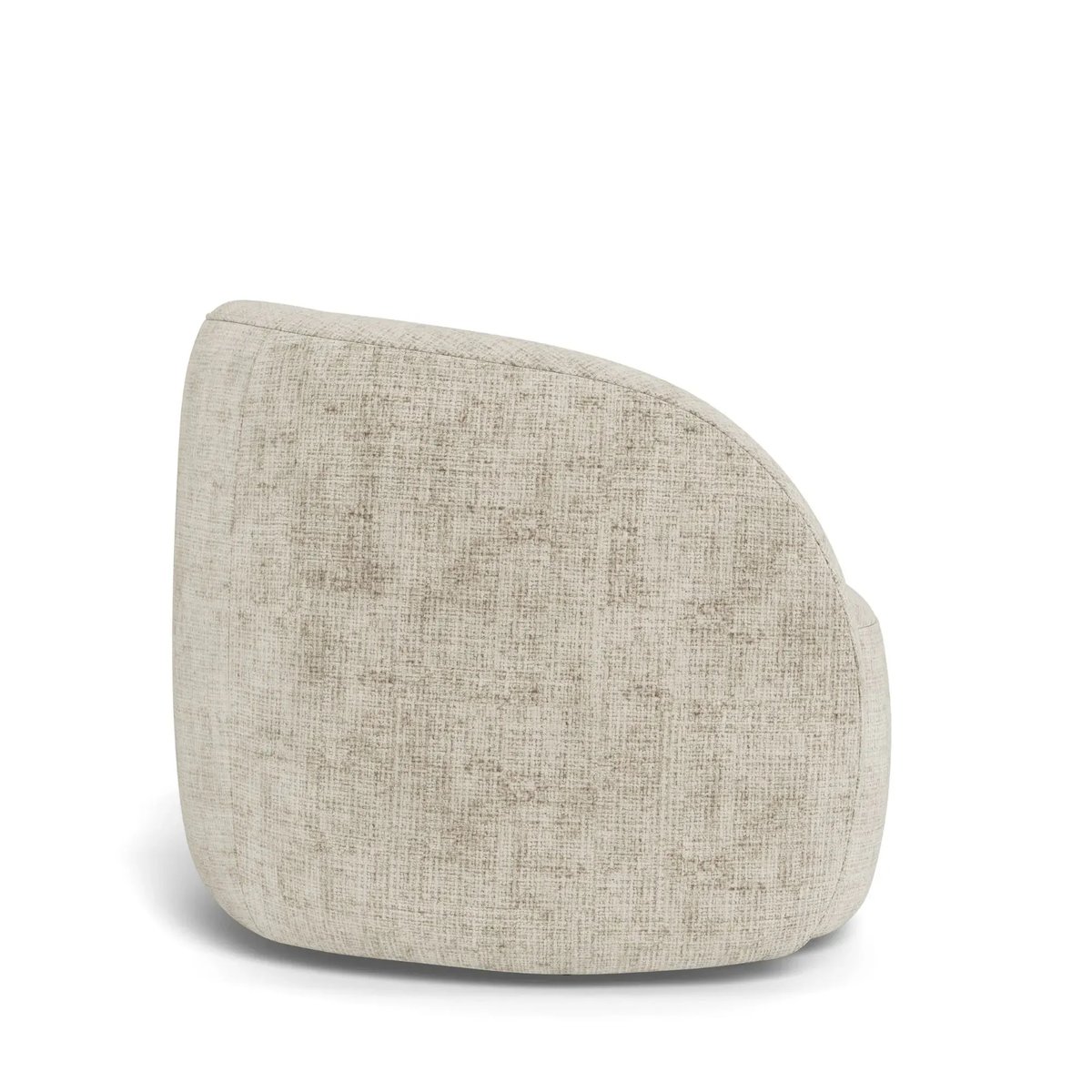 Fauteuil lounge pivotant en tissu beige - NOVA beige, HELLIN, DEPUIS 1862