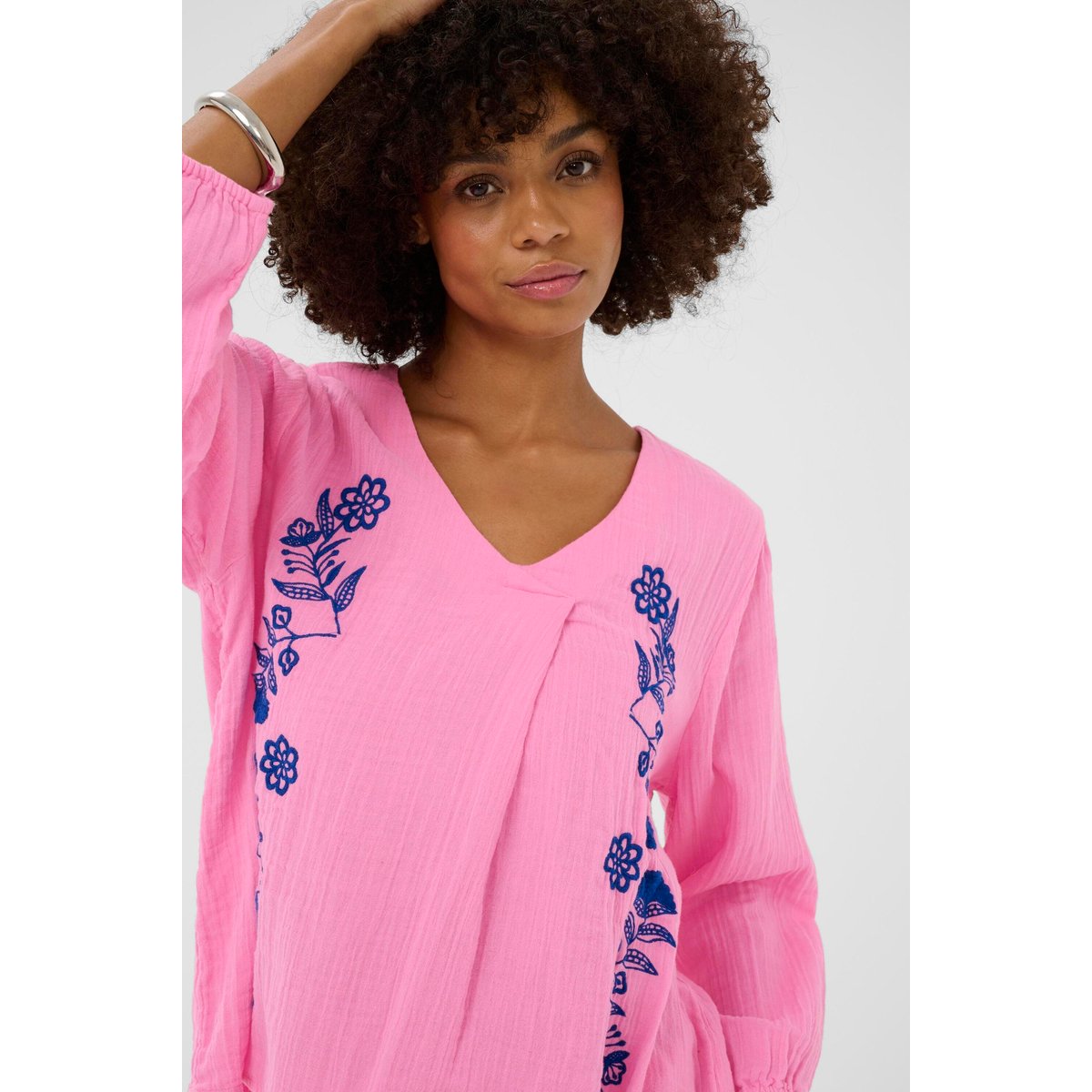 Blouse à manches longues rose begonia pink, CULTURE