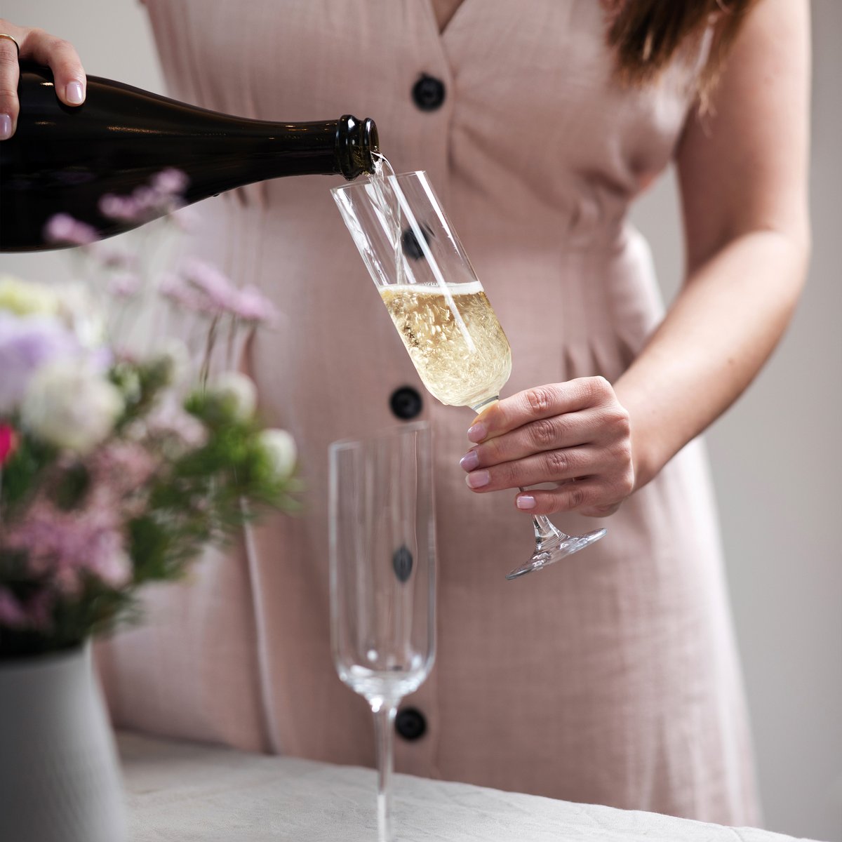 Flûte À Champagne, Set 4 Pcs NEWMOON transparent, VILLEROY & BOCH