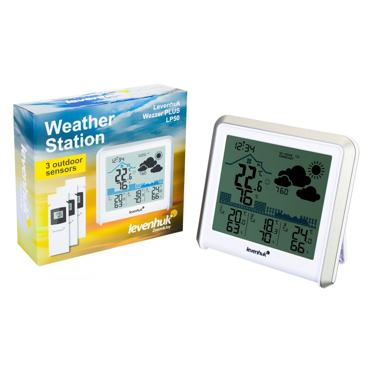 Station météorologique Wezzer plus LP50 couleur unique, LEVENHUK