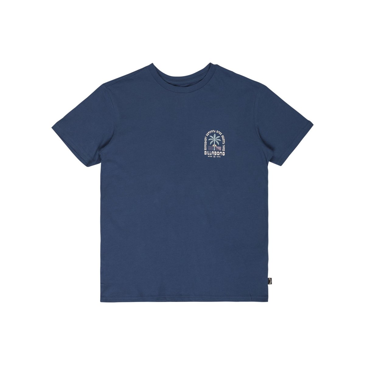 T shirt manches courtes PORTAL bleu denim, BILLABONG