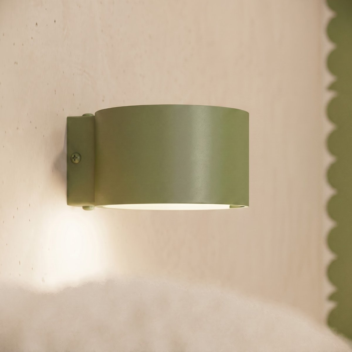 Plafonnier Aluminium Vert Olive Gx53 3 MODO vert olive, EDEN