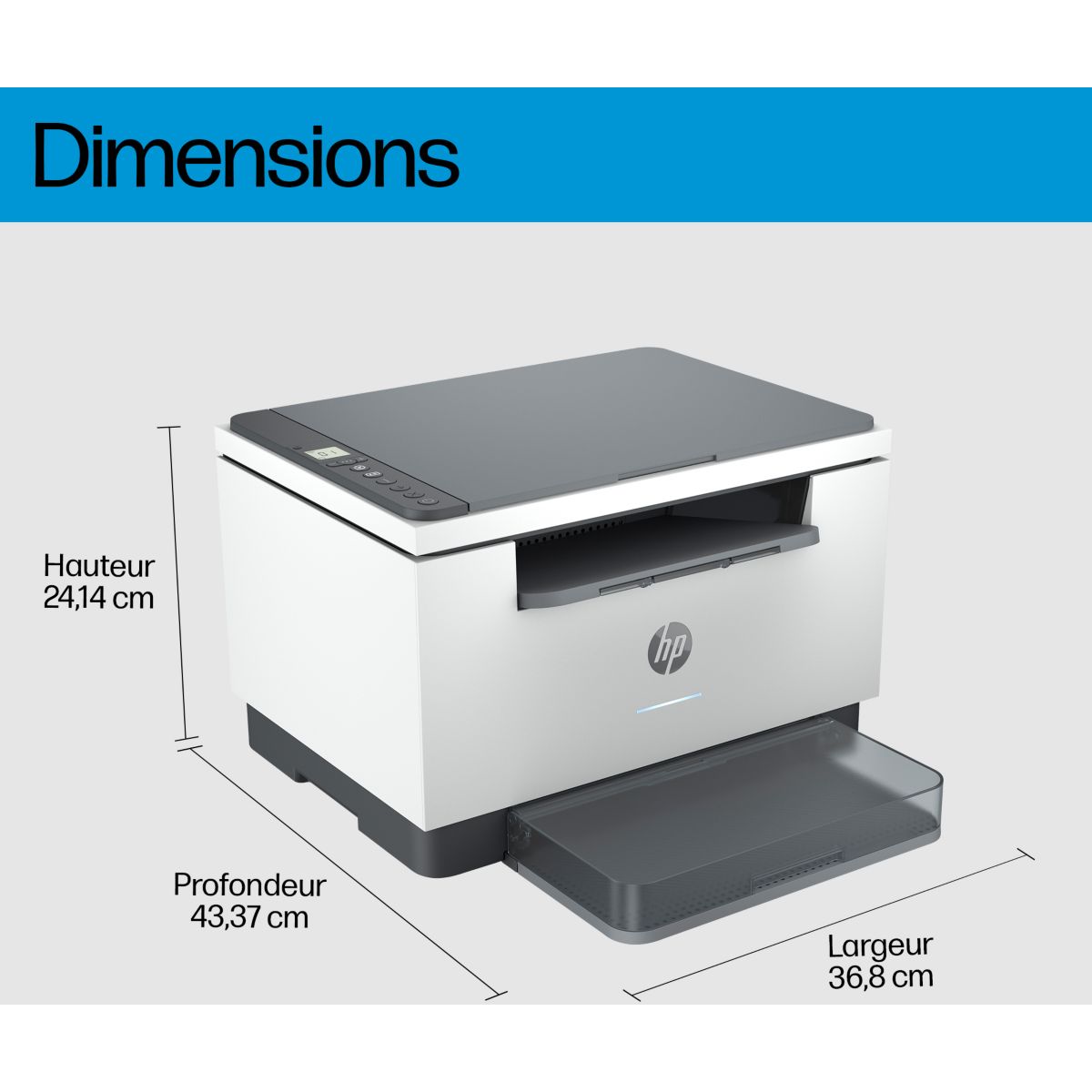 Imprimante multifonction LaserJet MFP M234dw Trad couleur unique, HP