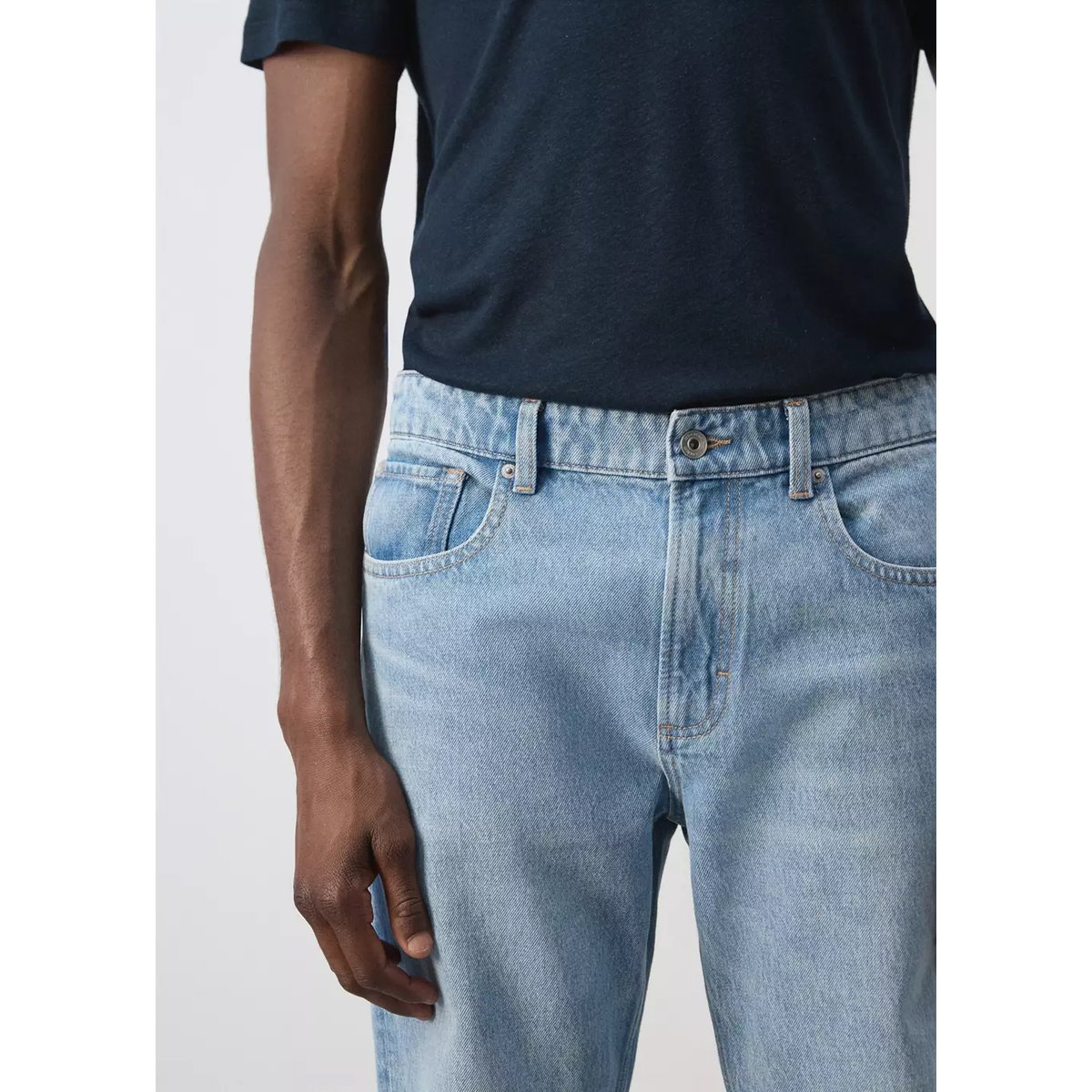 Jean Bob regular-fit bleu clair, MANGO MAN