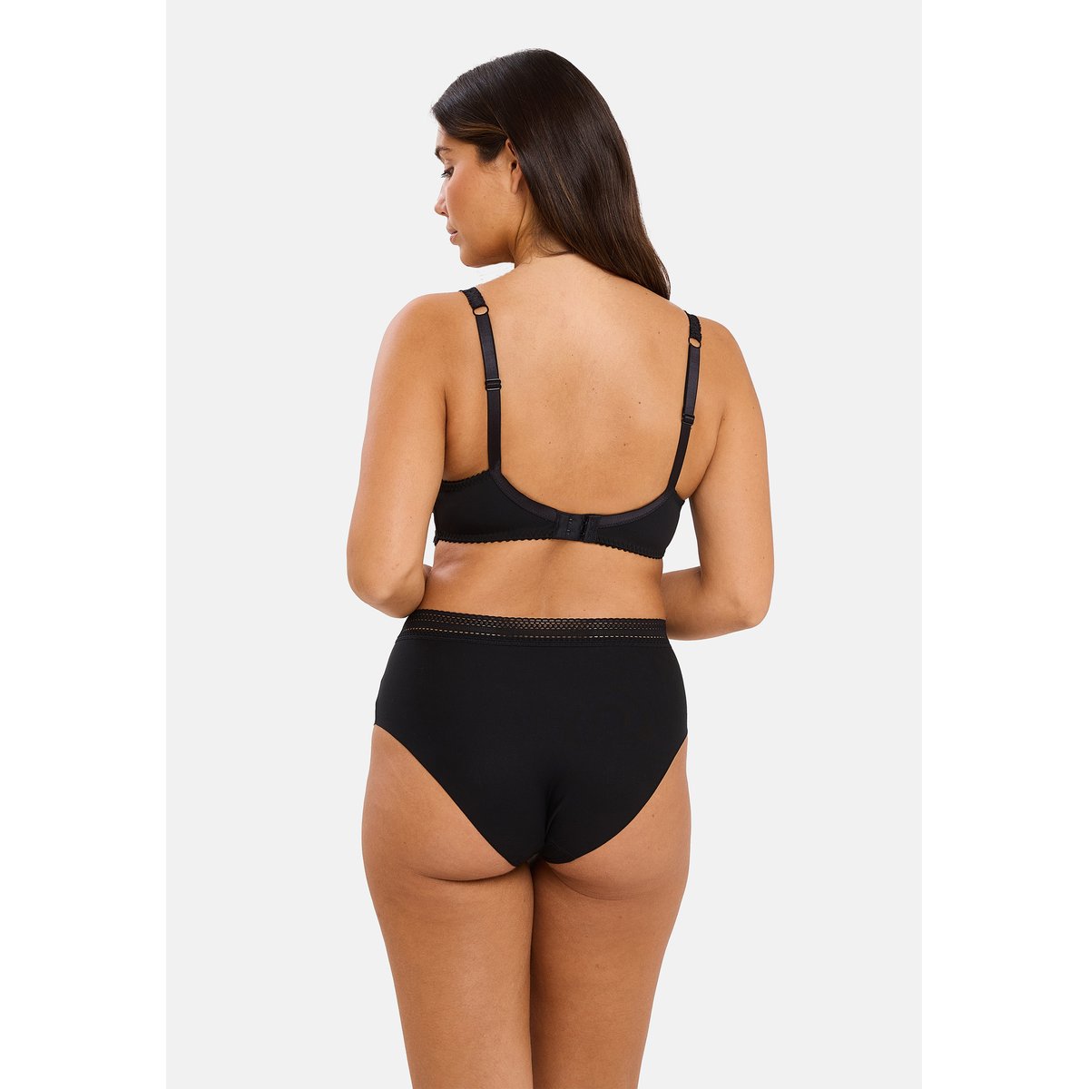 Lot de deux culottes INVISIBLE COTON noir & noir, SANS COMPLEXE