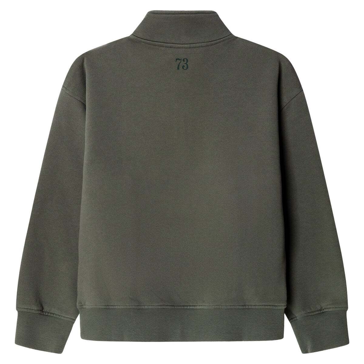 Sweat À Demi-Zip Coupe Décontractée vert pin, PEPE JEANS