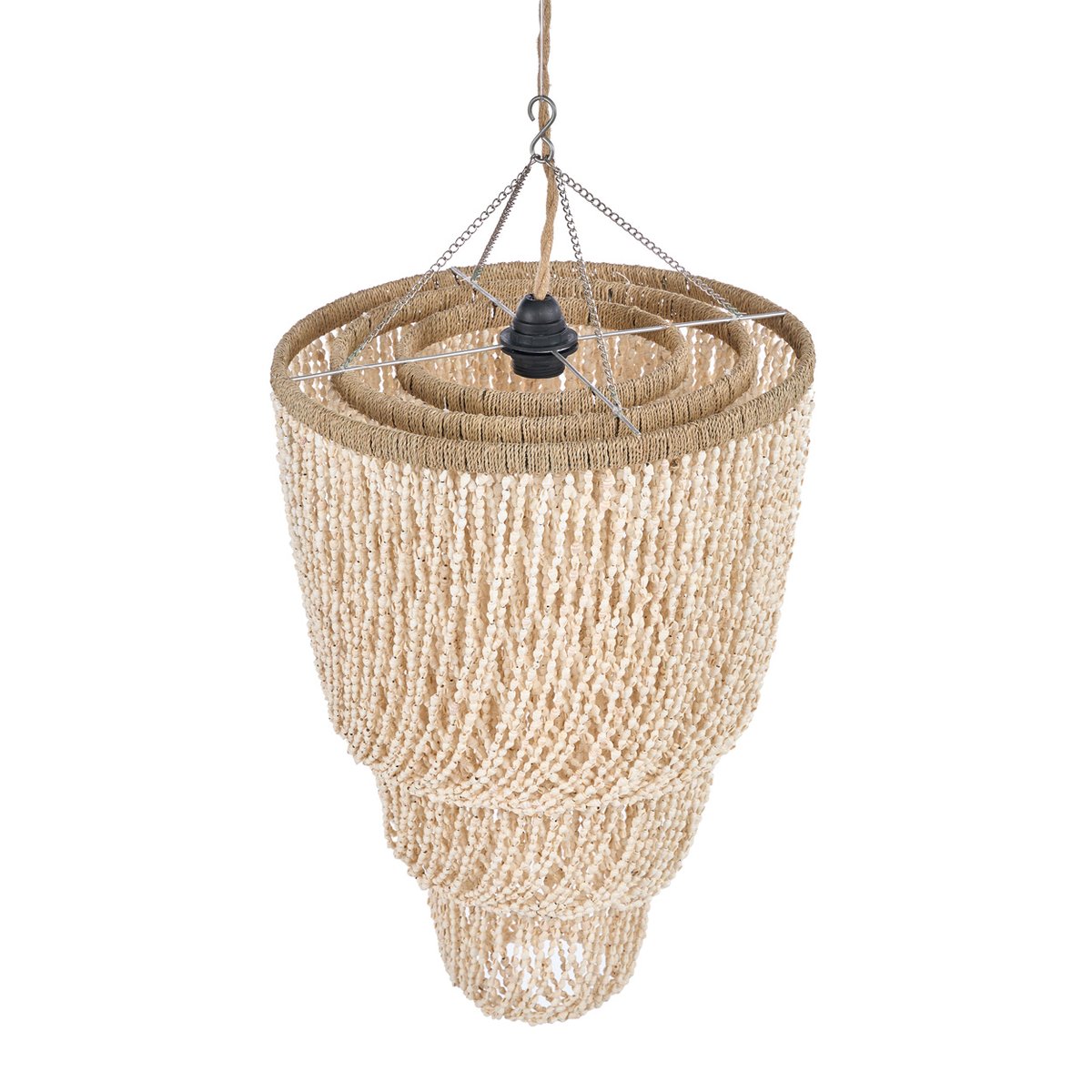Suspension en coquillages LAGOON beige, BAZAR BIZAR