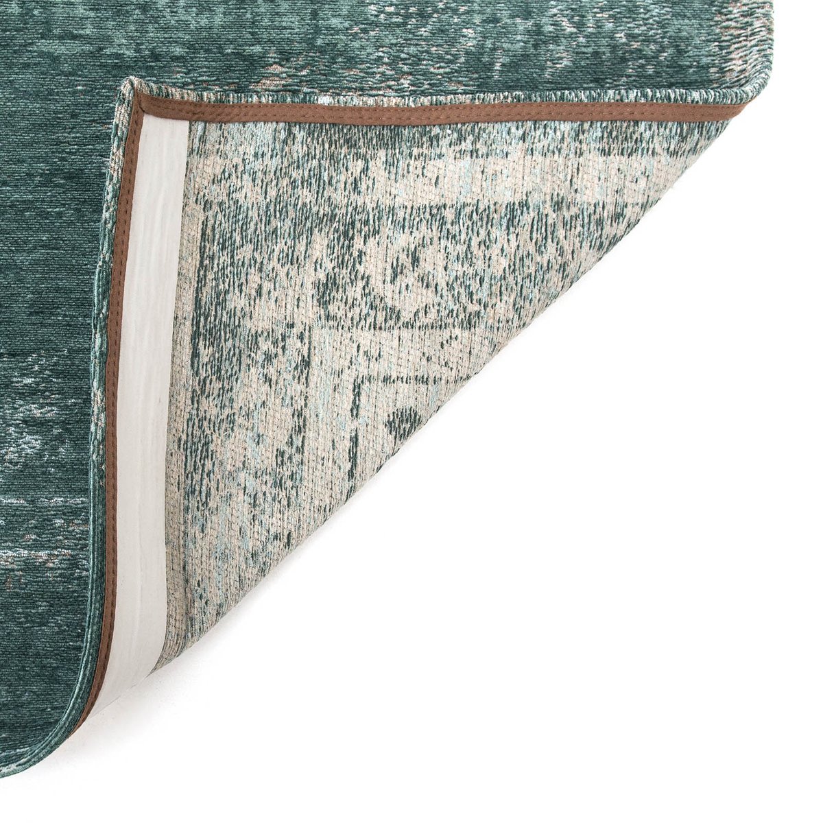 Tapis intérieur/extérieur tissé plat STONY vert, NOVATREND
