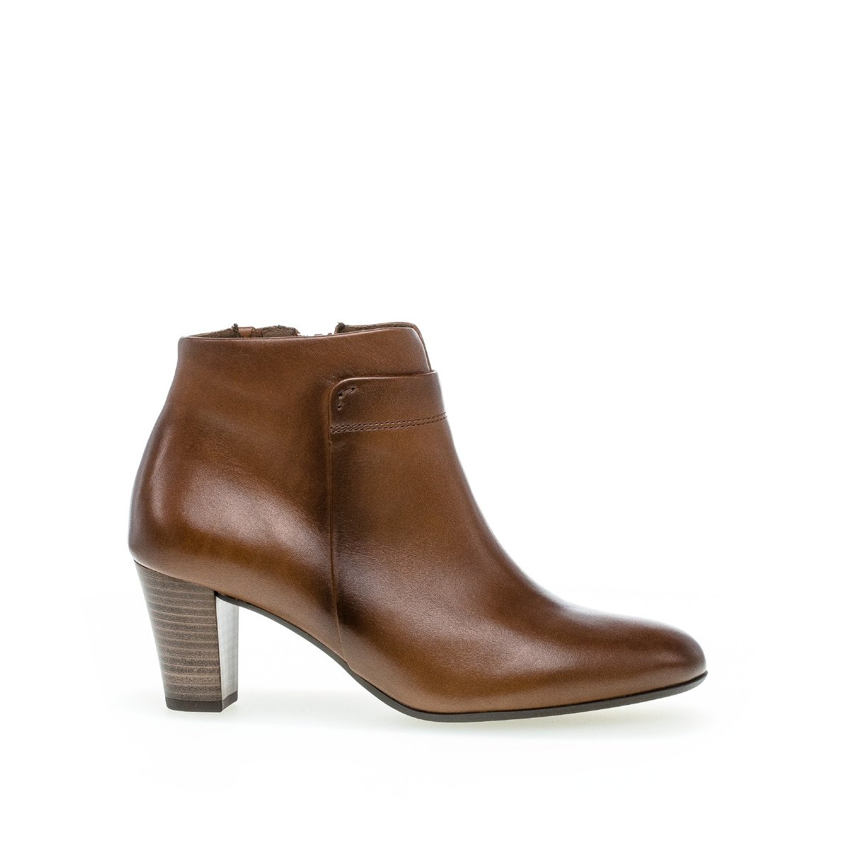 Bottines en cuir à talon décroché block sattel, GABOR
