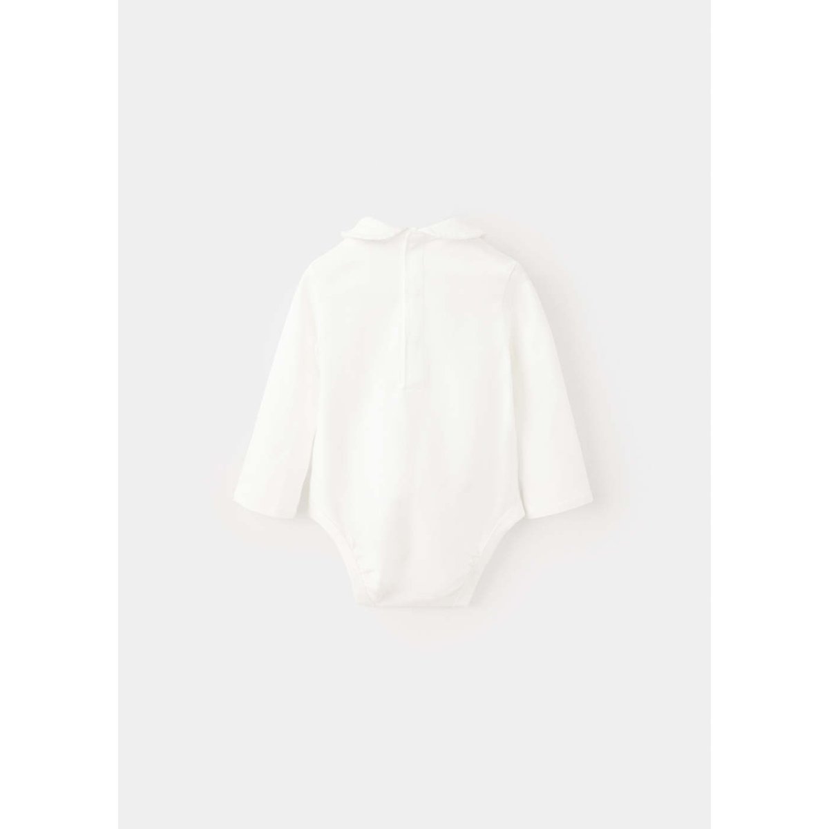 Body manches longues blanc cassé, MANGO BABY