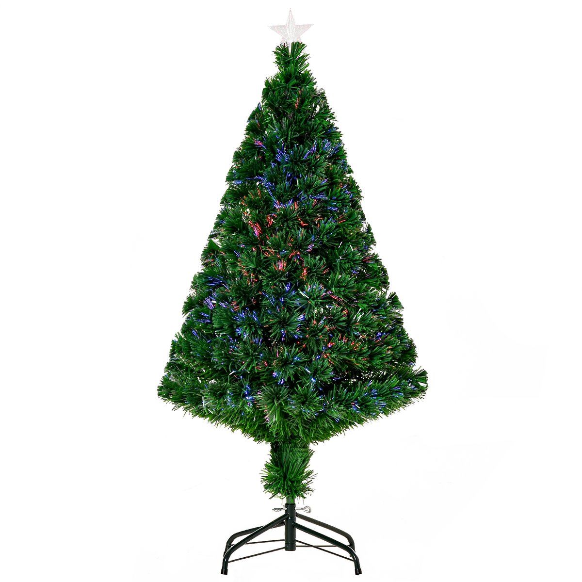Sapin de Noël Plastique Vert vert, HOMCOM