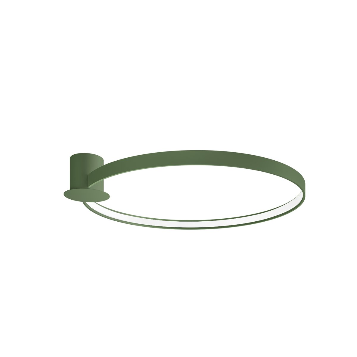 Plafonnier Aluminium Vert Olive LED 1 Rio vert olive, EDEN
