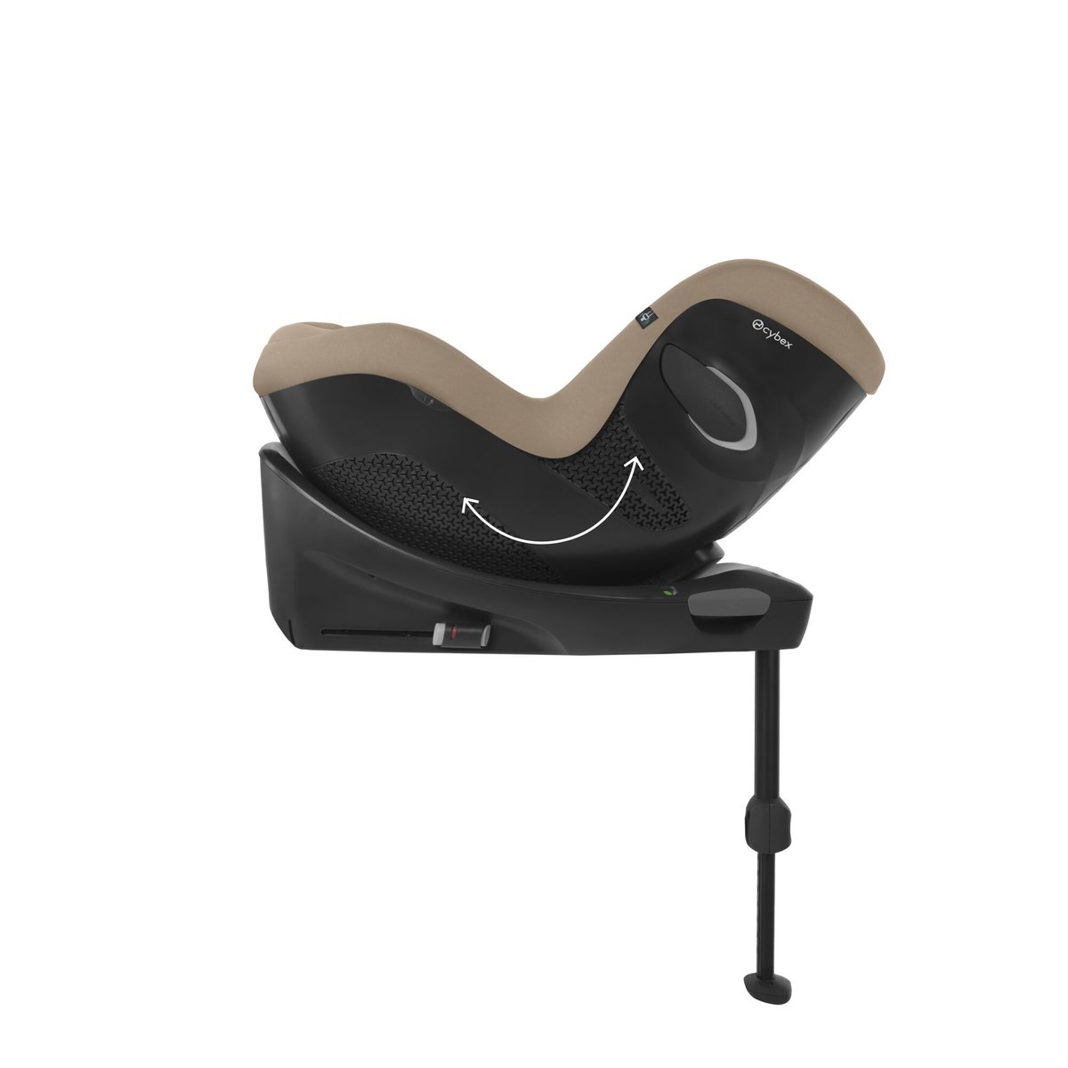 Siège auto Sirona Gi i-Size Tissu Plus avec base intégrée almond beige | beige, CYBEX