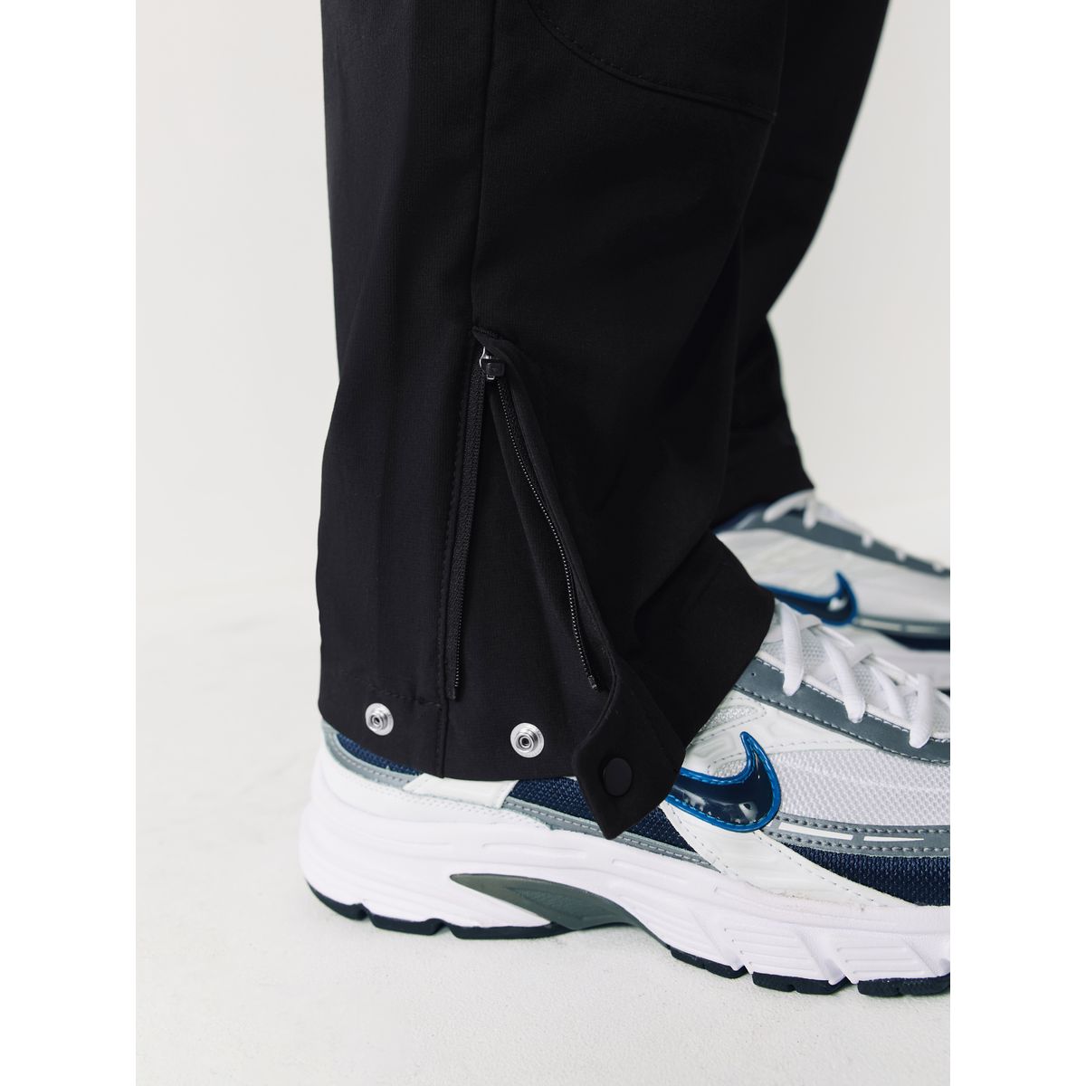 Pantalon cargo coupe droite noir, NEXT