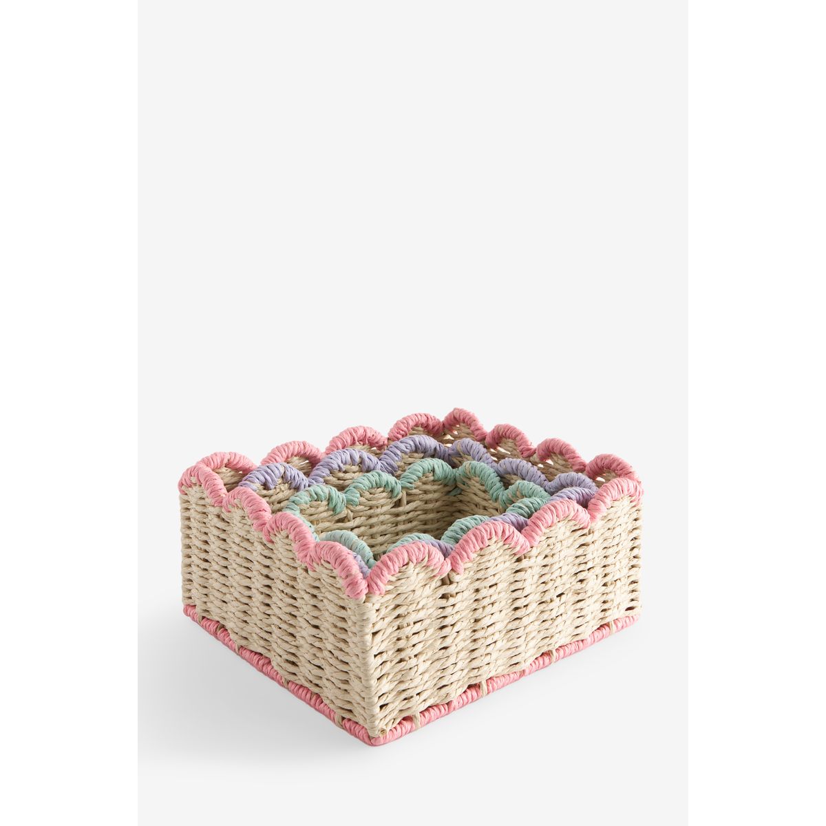Paniers festonnés mini pastel, NEXT