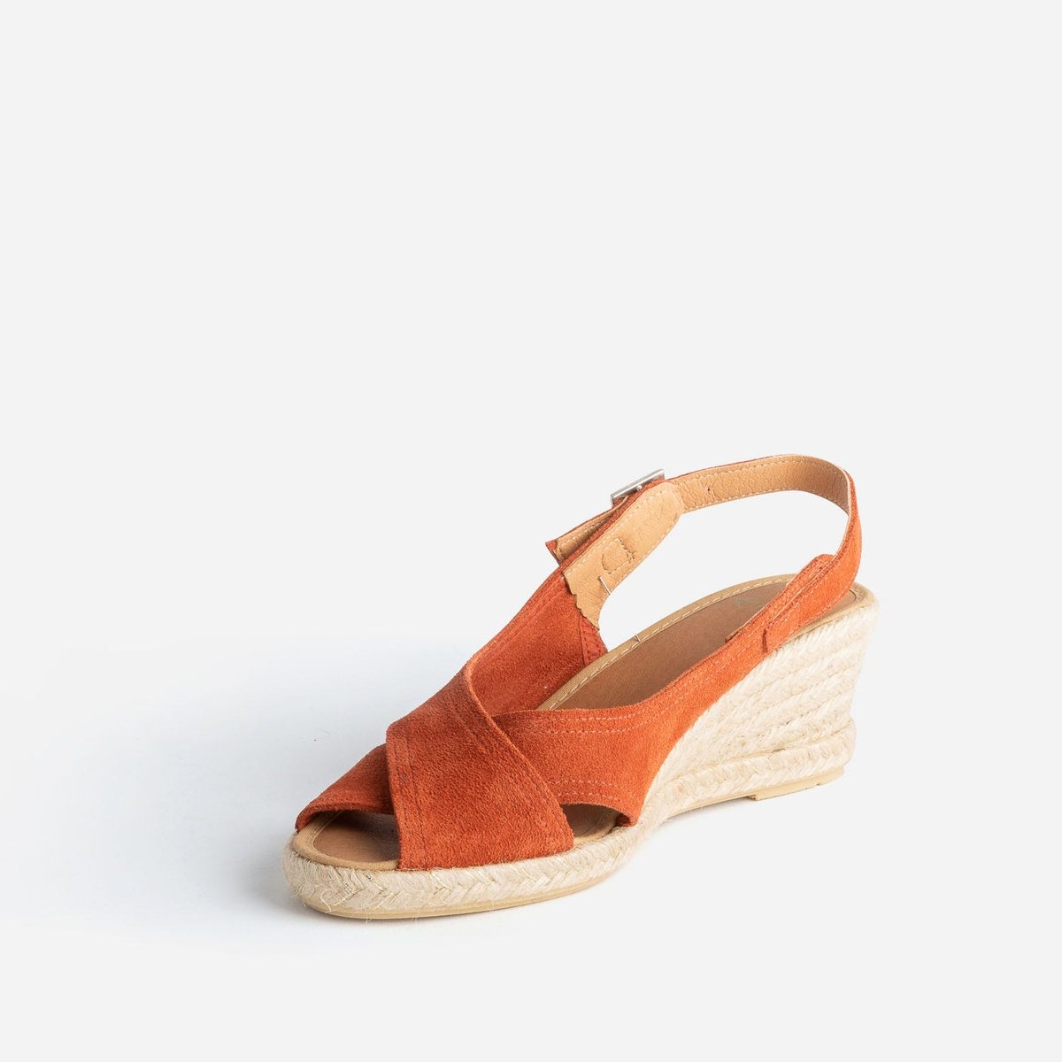 Sandale À Talon en cuir TAIS rouille, ERAM