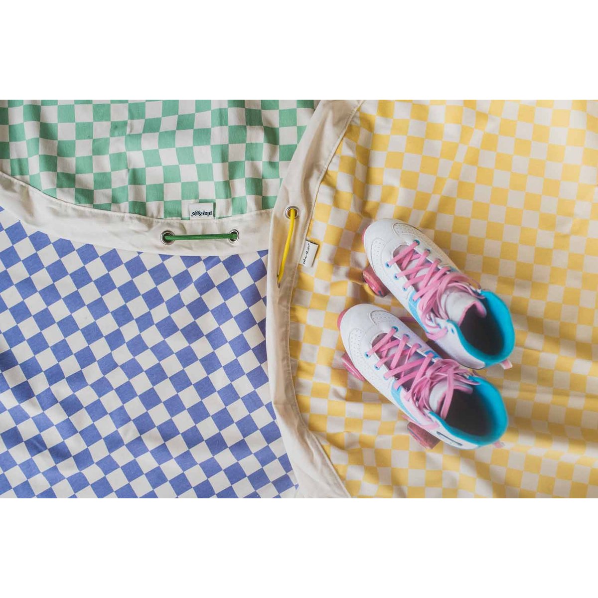 Sac à jouets 2 en 1 Noomad Original jaune clair, PLAY&GO