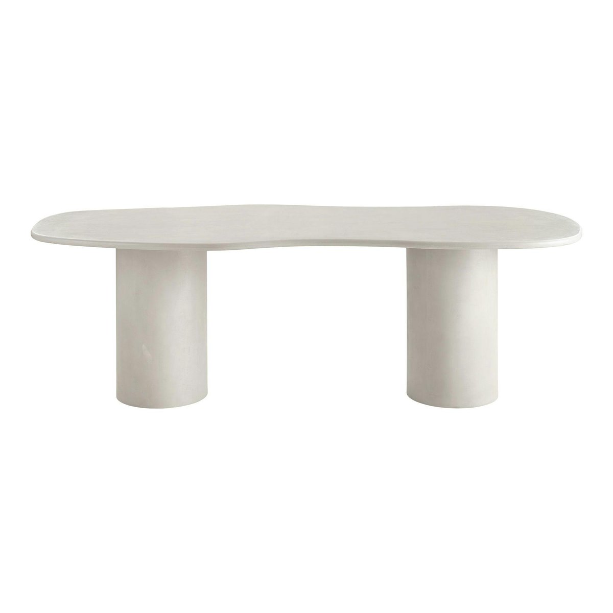 Table à manger moderne grise - organique, 240 cm ALBERTA gris clair, PIER IMPORT